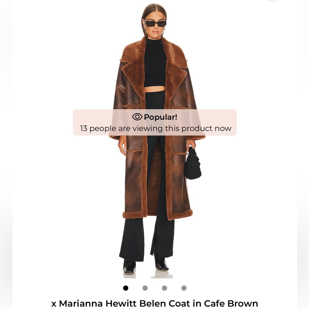 Brown Shearling Coat